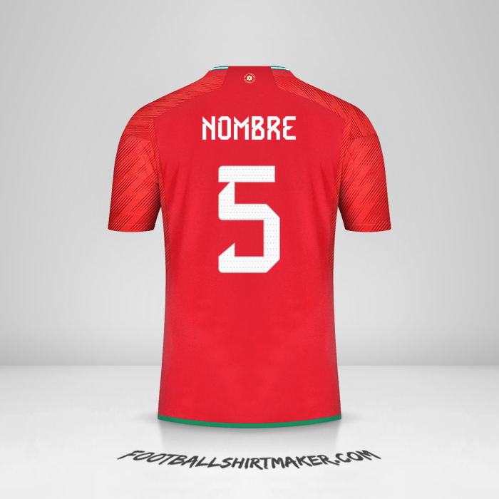 Jersey Gales 2022 -  nombre - 5