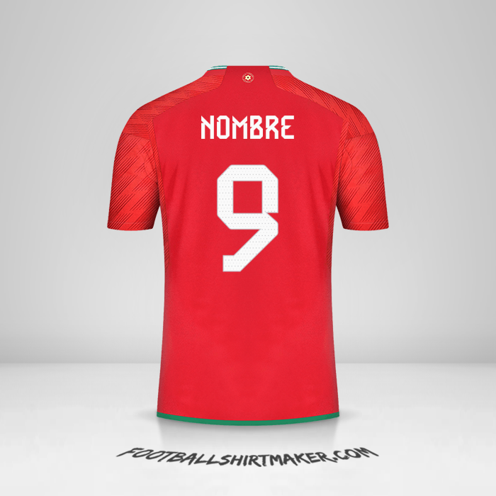 Jersey Gales 2022 -  nombre - 9