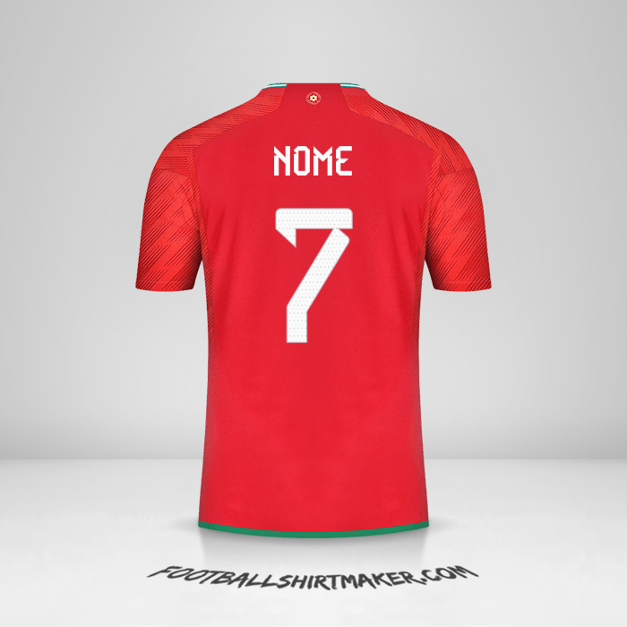 Camisa País de Gales 2022 -  nome - 7