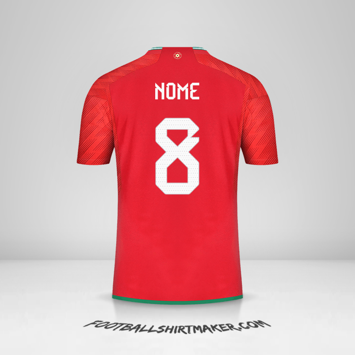Maglia Galles 2022 -  nome - 8