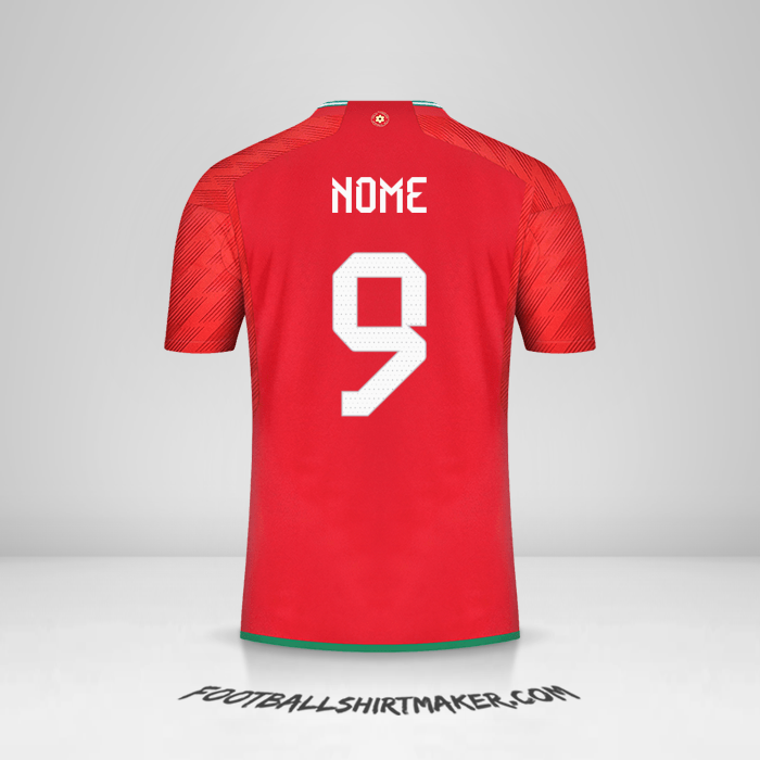 Maglia Galles 2022 -  nome - 9