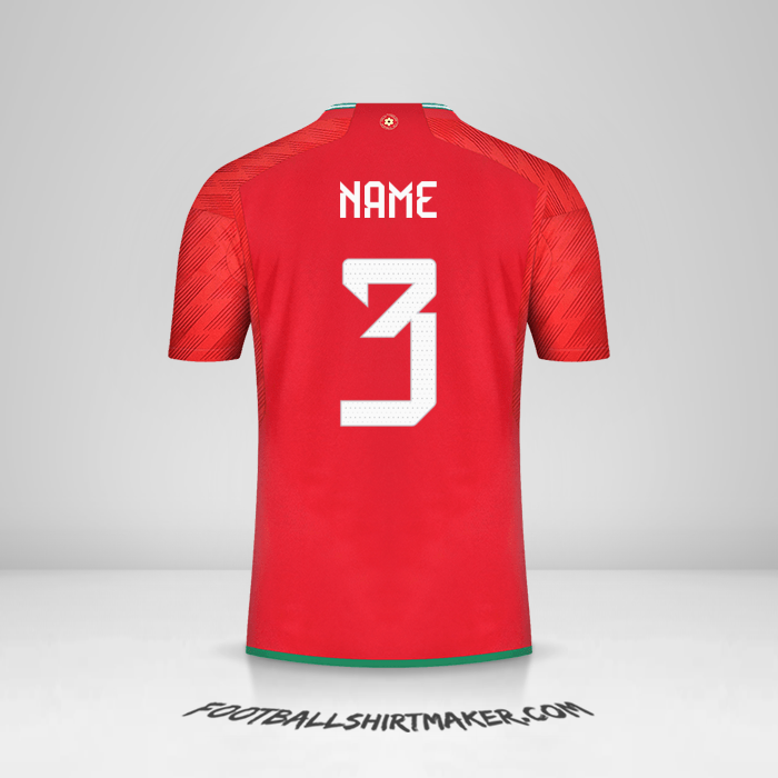Shirt Wales 2022 -  name - 3