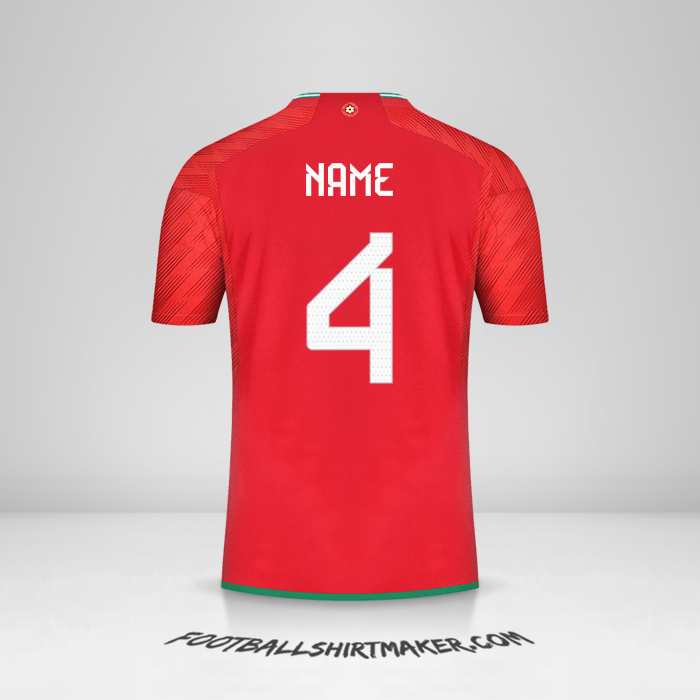 Shirt Wales 2022 -  name - 4