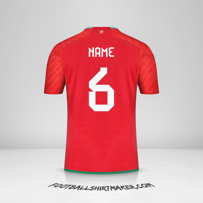 Shirt Wales 2022 -  name - 6