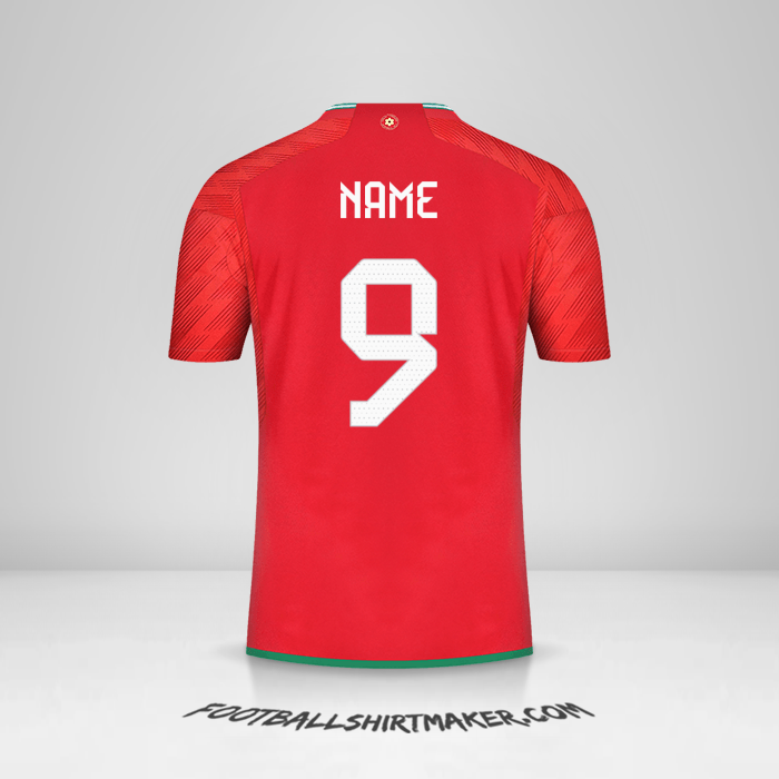 Shirt Wales 2022 -  name - 9