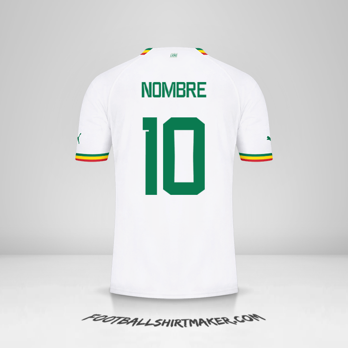 Camiseta Senegal 2022 -  nombre - 10