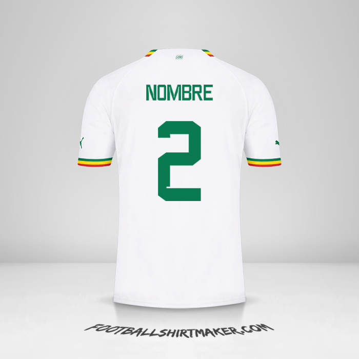 Jersey Senegal 2022 -  nombre - 2
