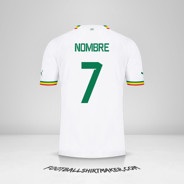 Jersey Senegal 2022 -  nombre - 7