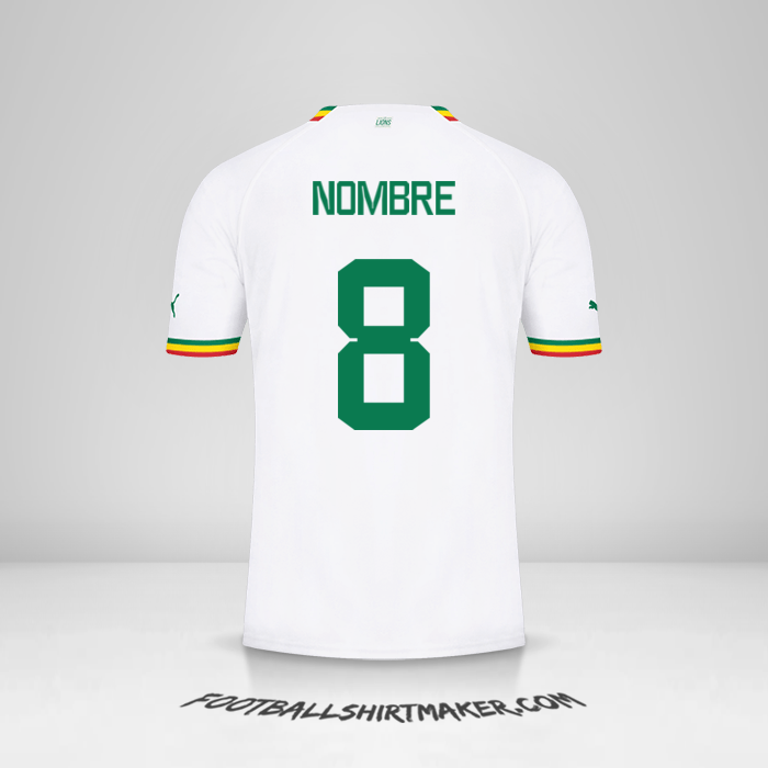 Jersey Senegal 2022 -  nombre - 8