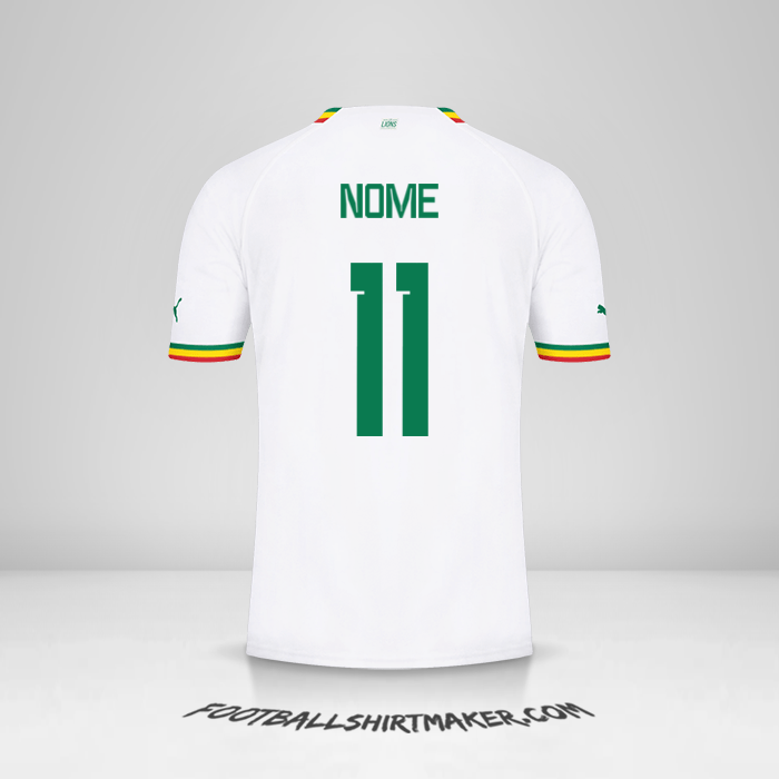 Maglia Senegal 2022 -  nome - 11