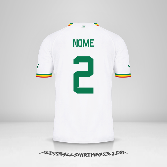 Maglia Senegal 2022 -  nome - 2