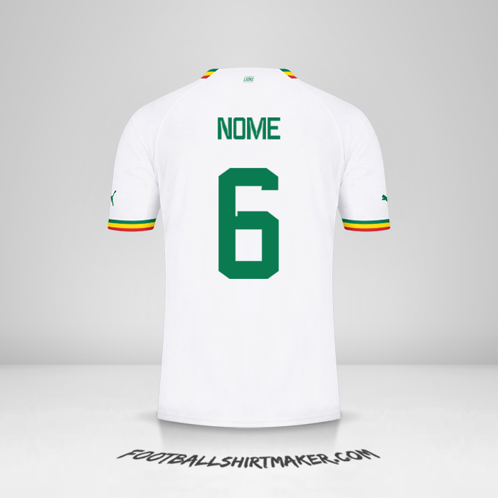 Maglia Senegal 2022 -  nome - 6