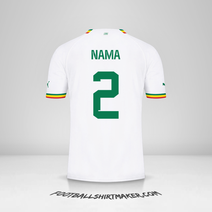 Jersey Senegal 2022 -  nama - 2