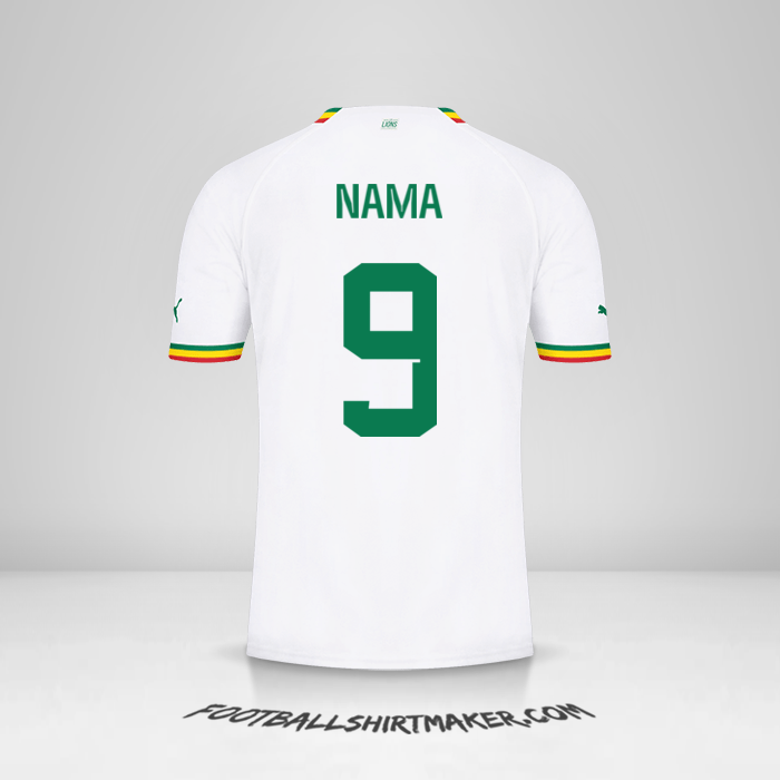 Jersey Senegal 2022 -  nama - 9