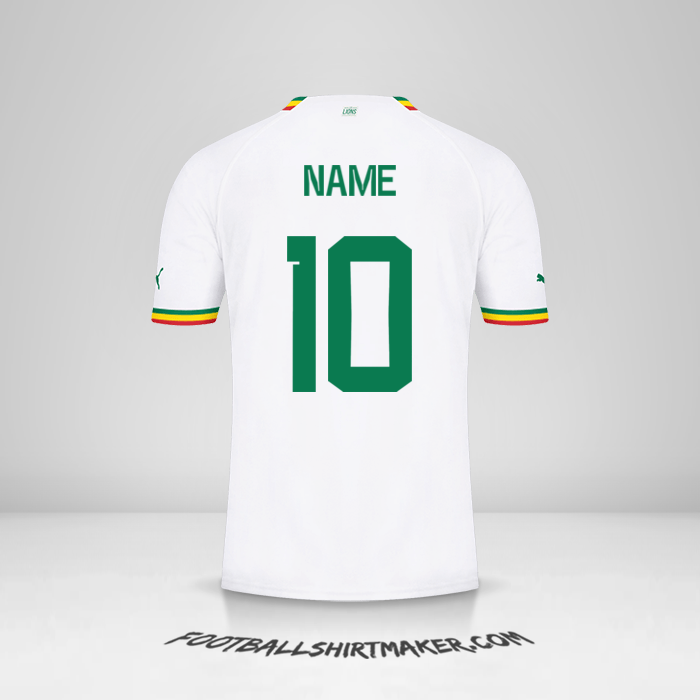 Shirt Senegal 2022 -  name - 10