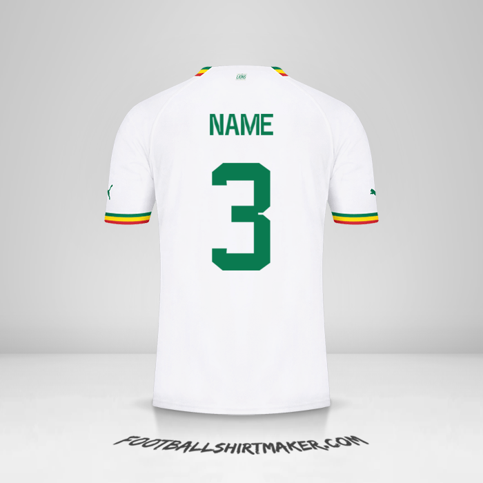 Jersey Senegal 2022 -  name - 3