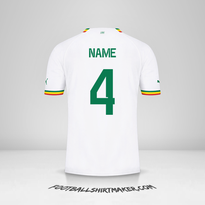 Jersey Senegal 2022 -  name - 4