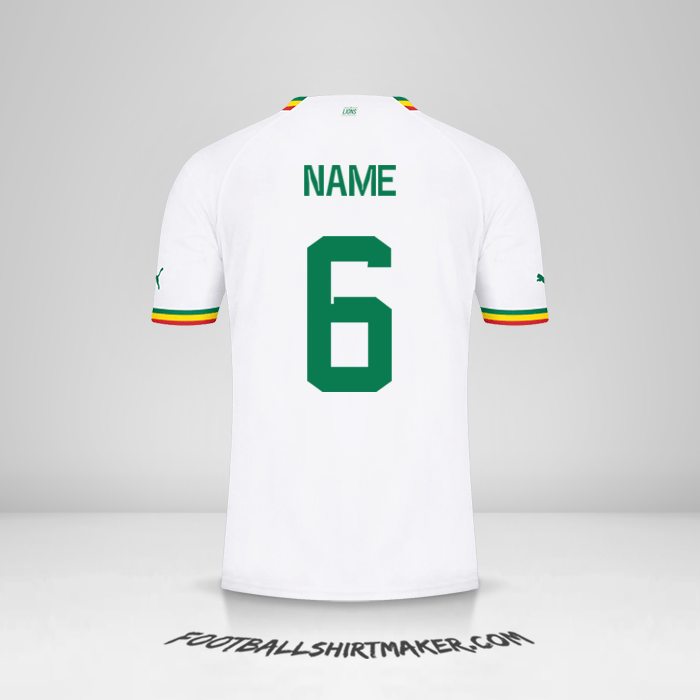 Jersey Senegal 2022 -  name - 6