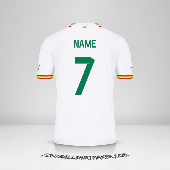 Jersey Senegal 2022 -  name - 7