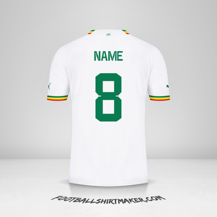 Shirt Senegal 2022 -  name - 8