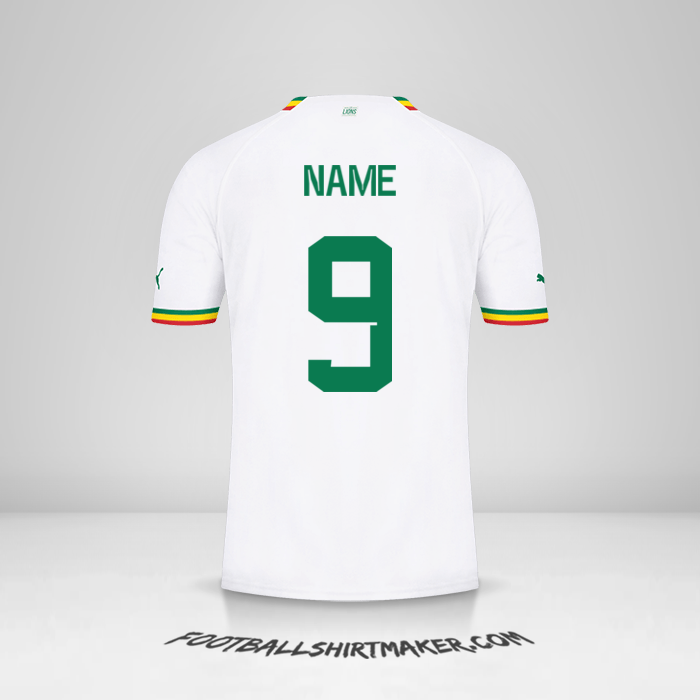 Shirt Senegal 2022 -  name - 9