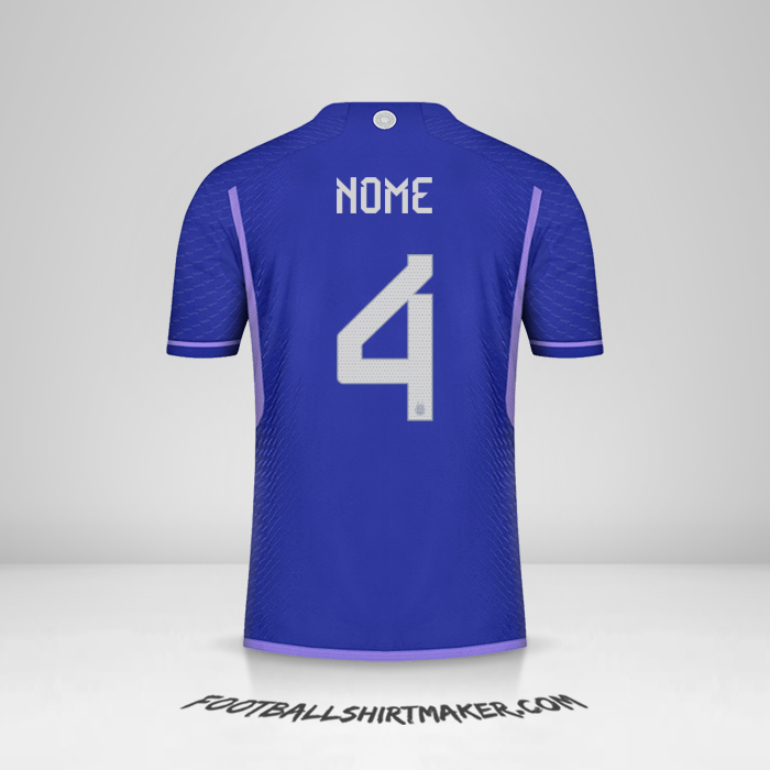 Camisa Argentina 2022 Alternativa -  nome - 4