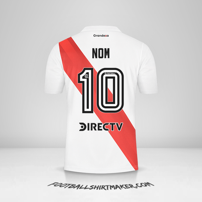 Maillot River Plate 2022/2023 -  nom - 10