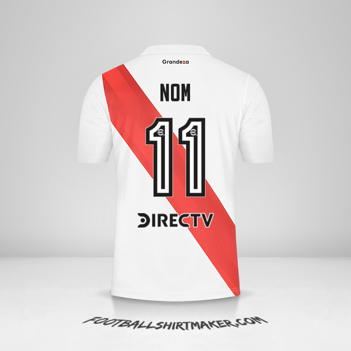 Maillot River Plate 2022/2023 -  nom - 11