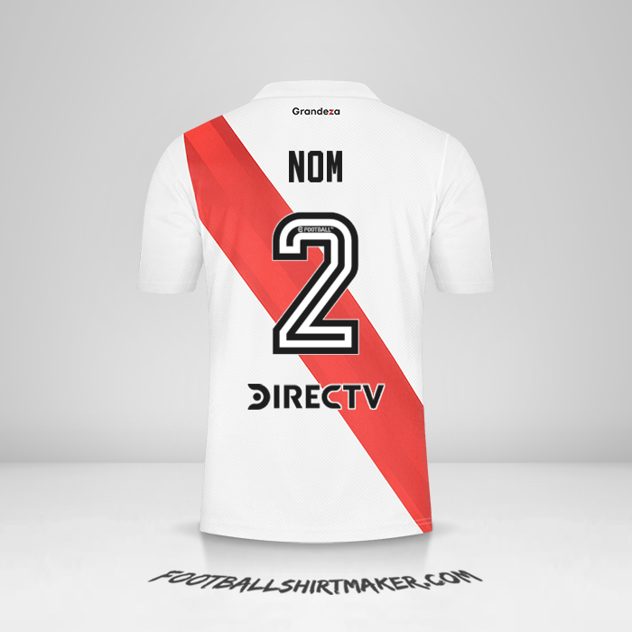 Maillot River Plate 2022/2023 -  nom - 2