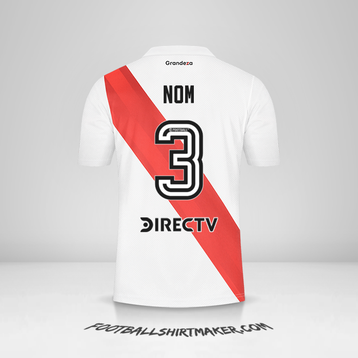Maillot River Plate 2022/2023 -  nom - 3