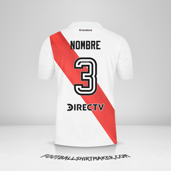 Jersey River Plate 2022/2023 -  nombre - 3