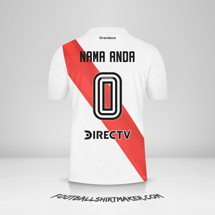 Jersey River Plate 2022/2023 -  nama anda - 0