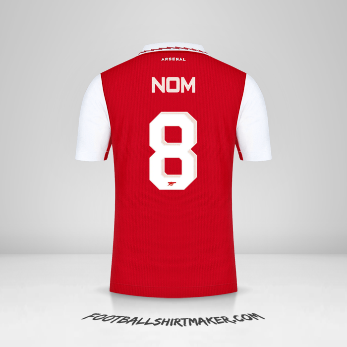 Maillot Arsenal Cup 2022/2023 -  nom - 8