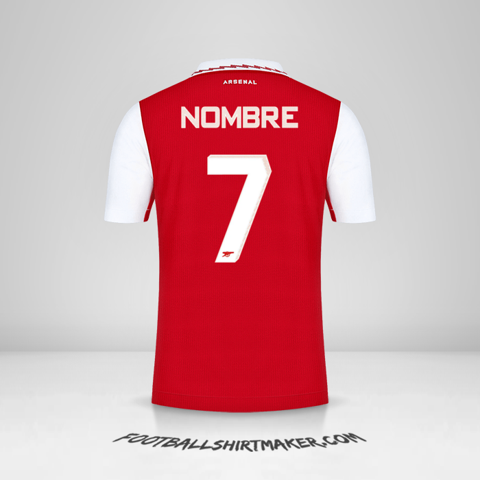 Jersey Arsenal Cup 2022/2023 -  nombre - 7