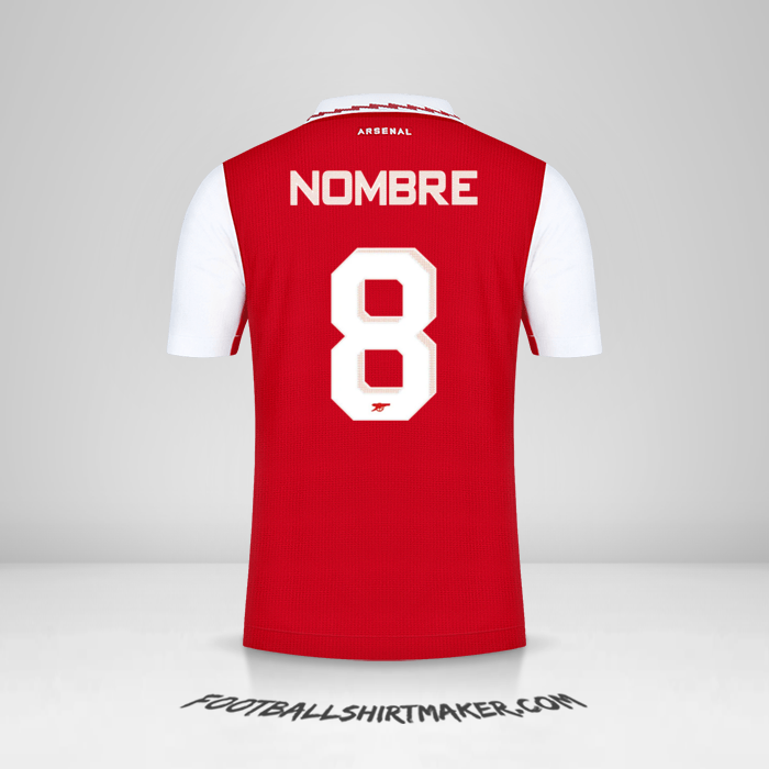 Jersey Arsenal Cup 2022/2023 -  nombre - 8