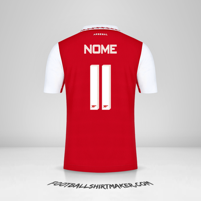 Camisa Arsenal Cup 2022/2023 -  nome - 11