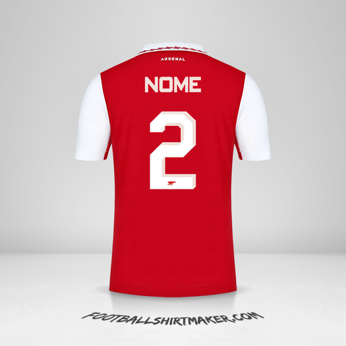 Maglia Arsenal Cup 2022/2023 -  nome - 2
