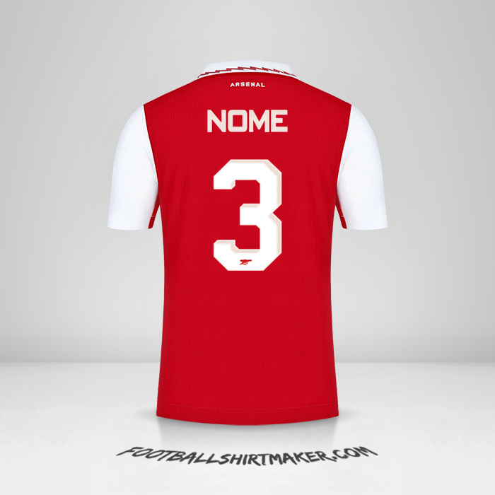 Maglia Arsenal Cup 2022/2023 -  nome - 3