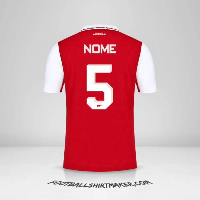 Maglia Arsenal Cup 2022/2023 -  nome - 5