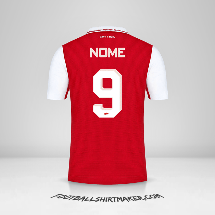 Maglia Arsenal Cup 2022/2023 -  nome - 9
