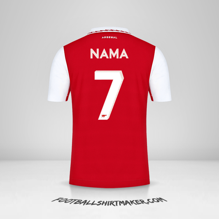 Jersey Arsenal Cup 2022/2023 -  nama - 7