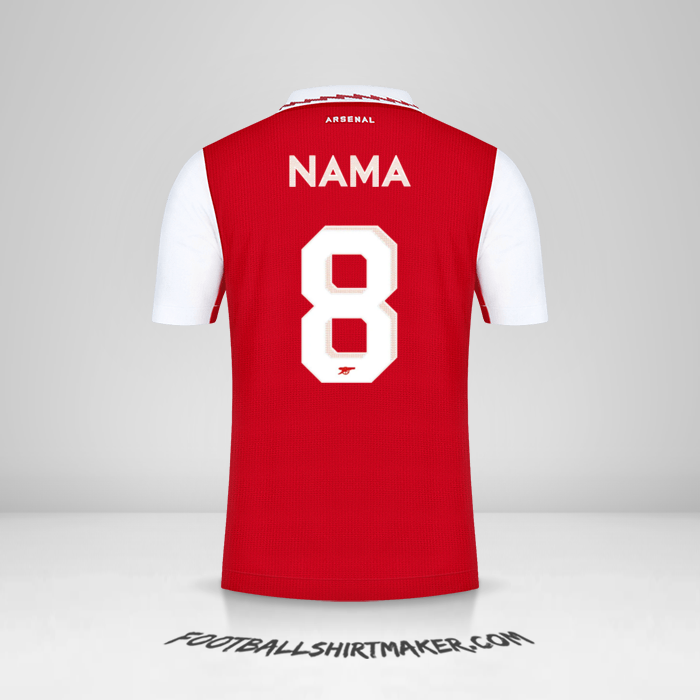 Jersey Arsenal Cup 2022/2023 -  nama - 8