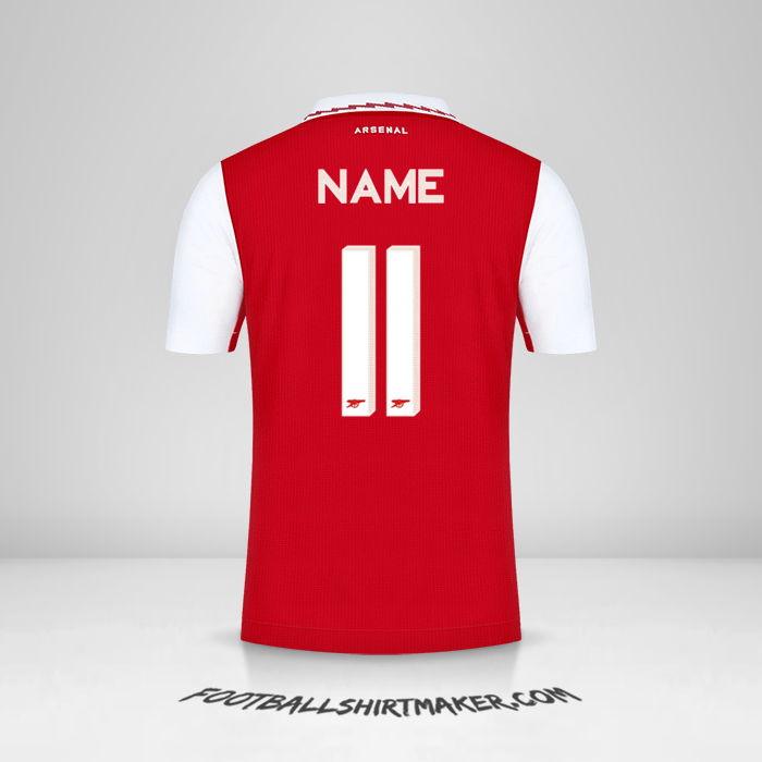 Trikot Arsenal Cup 2022/2023 -  name - 11