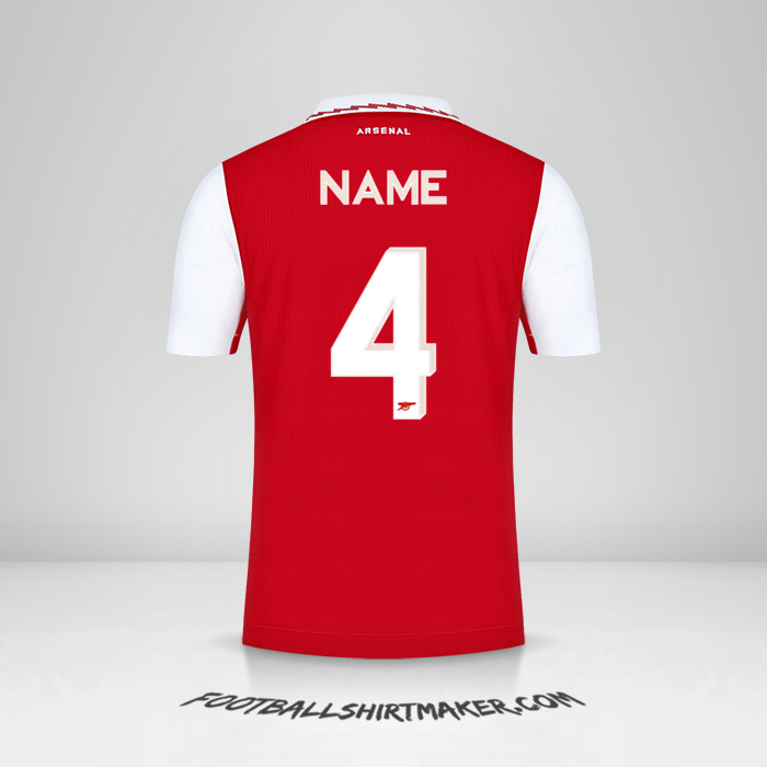Shirt Arsenal Cup 2022/2023 -  name - 4
