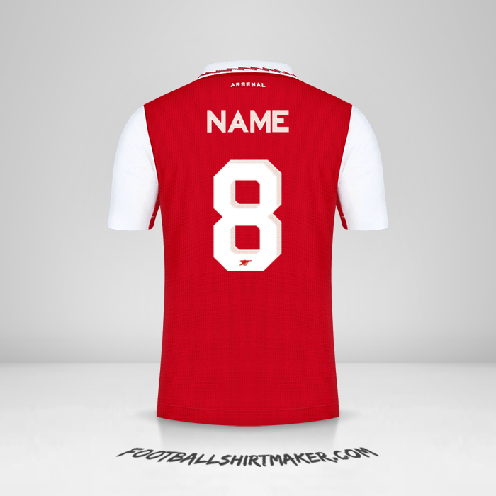 Jersey Arsenal Cup 2022/2023 -  name - 8
