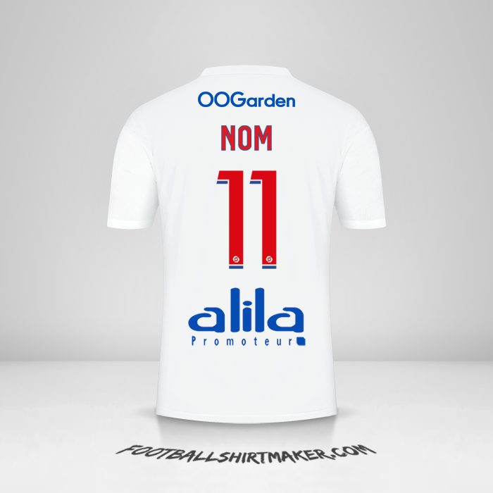 Maillot Olympique Lyon 2022/2023 -  nom - 11