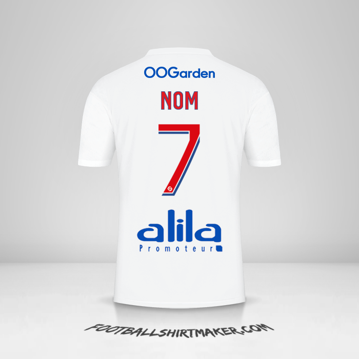 Maillot Olympique Lyon 2022/2023 -  nom - 7