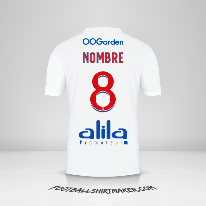 Jersey Olympique Lyon 2022/2023 -  nombre - 8