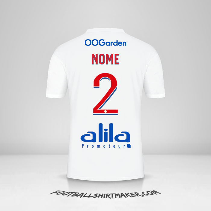 Maglia Olympique Lyon 2022/2023 -  nome - 2