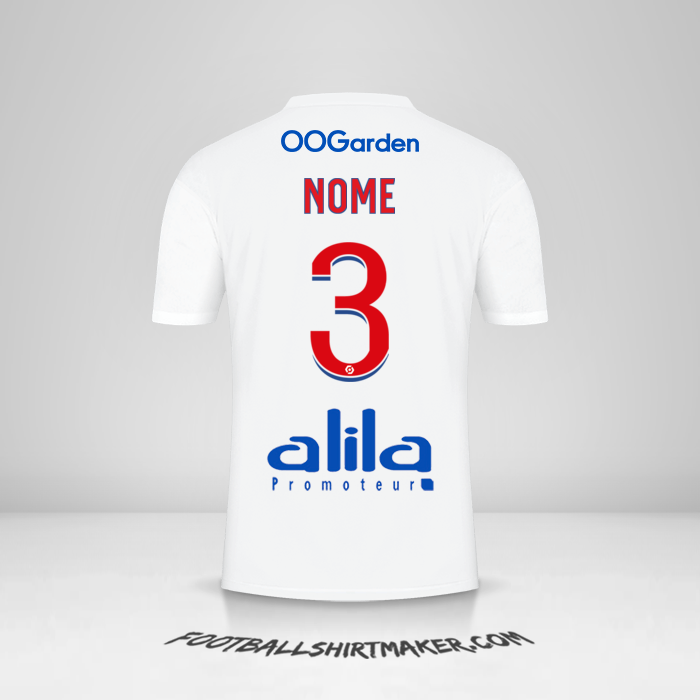 Maglia Olympique Lyon 2022/2023 -  nome - 3